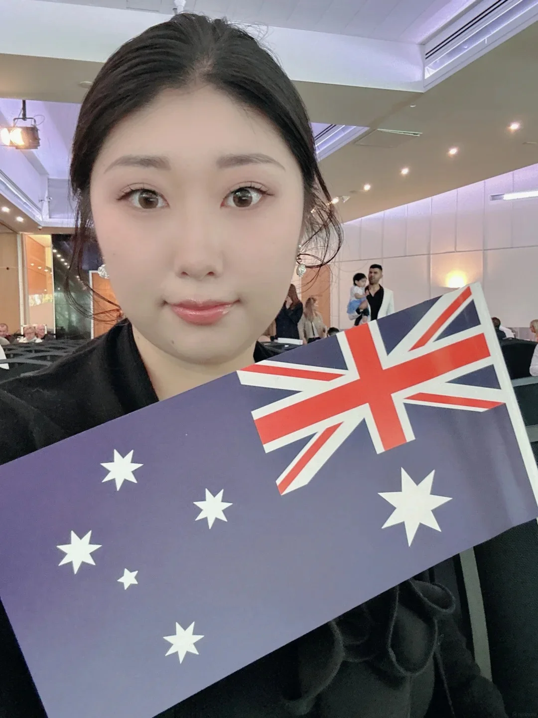 Selfie at citizenship ceremony